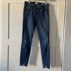 Frame Denim Dark Blue Skinny Jeans